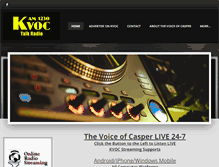 Tablet Screenshot of kvoc1230am.com